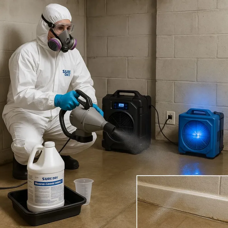Sanitization and Odor Removal process in Canyon City, OR
